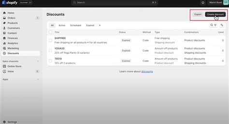 crear descuento automaticos shopify